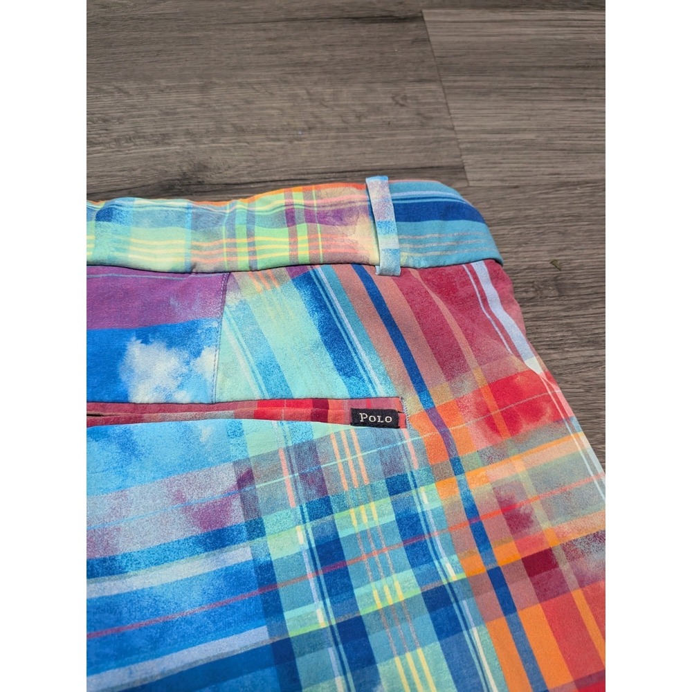 Polo Golf Ralph Lauren Men's New England Prep Multi Color Lined Swim Trunks 32x9 - Picture 7 of 8